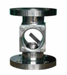 Double Window Sight Glass with Flapper