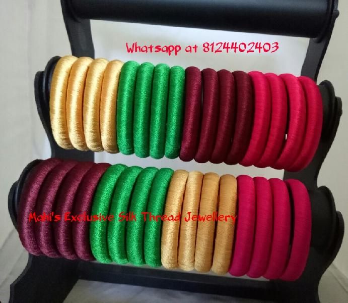 Silk Thread Bangle 04