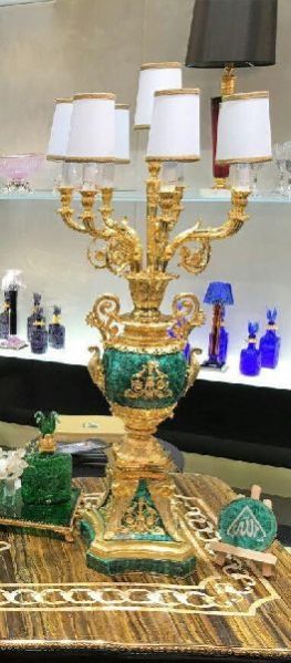 Malachite Gemstone Furniture 02