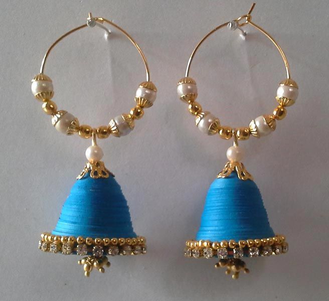 Paper Quilled Jhumkas