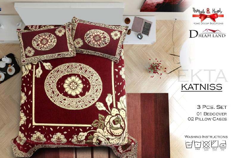 Poly Cotton Bed Cover 07