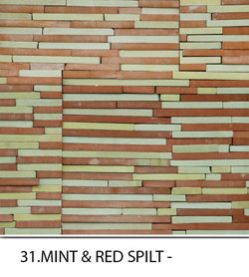 Mint & Red Split