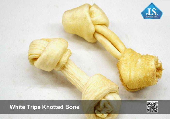 White Tripe Knotted Bone