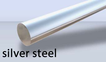 Silver Steel Rods