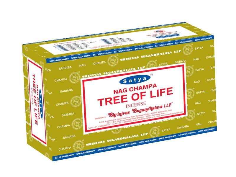 Satya Nag Champa Tree Of Life Incense Sticks