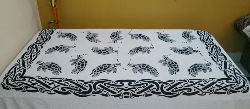 Printed Handloom Bedsheet 04