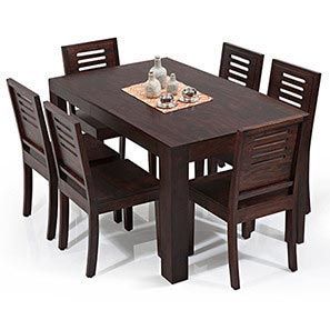 Wooden Dining Table Set 01