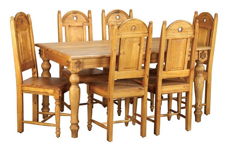 Wooden Dining Table Set 06