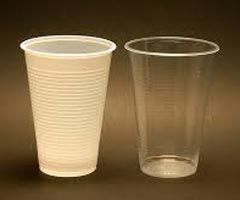 Disposable Plastic Plain Glass (220ML)