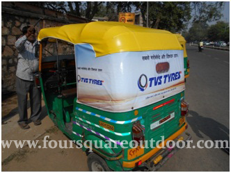 Auto Rickshaw Advertising 02