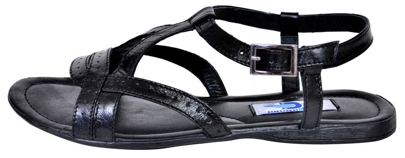 Ladies Black Sandals (DSC 4400)
