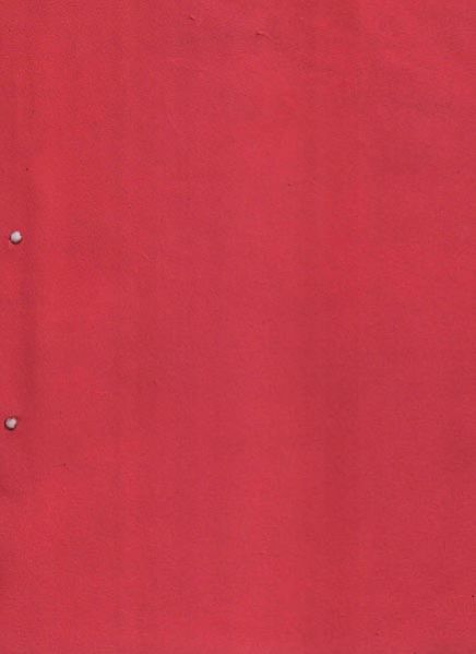 Crunch Buffalo Split Leather Red