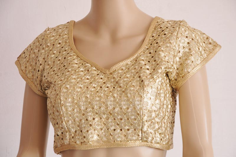 Cutwork Gold Blouse