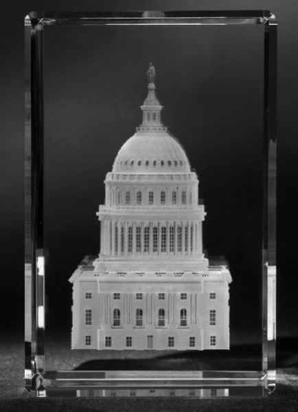 3D Photo Crystals and Laser Photo Engraving