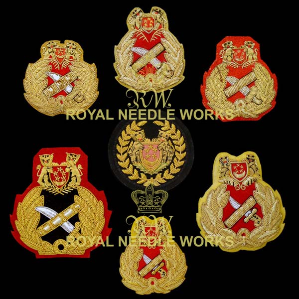 Embroidered Army Blazer Badges