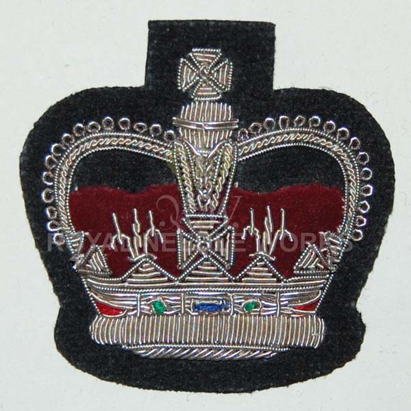 Hand Embroidered British Crown