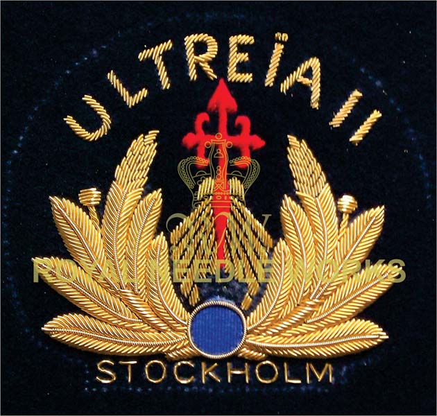 Hand Embroidered Cap Badges Manufacturer Exporter Supplier Uttar Pradesh