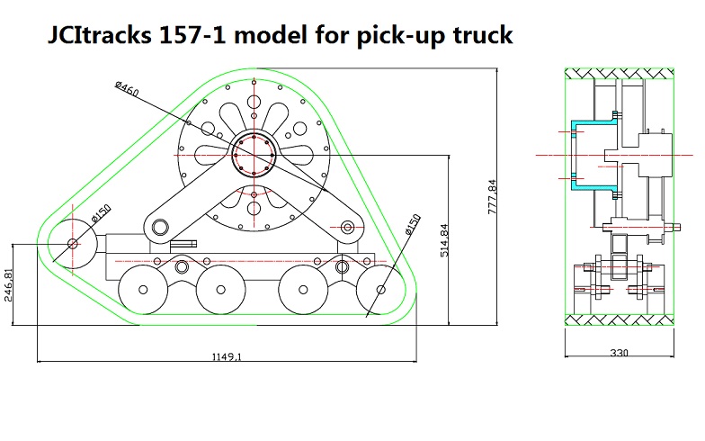 Pick Up truck Track conversion System Exporters & Suppliers