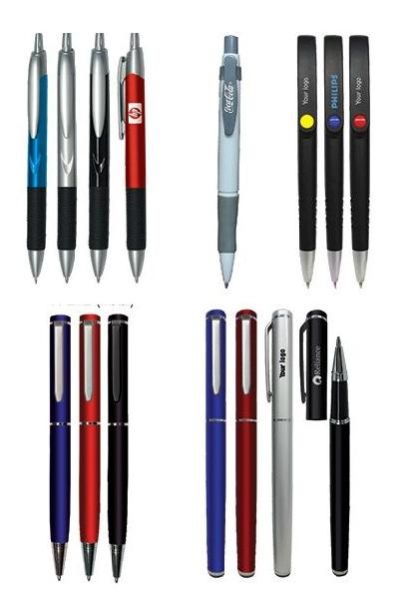 Plastic & Metal Clip Ball Pen 03