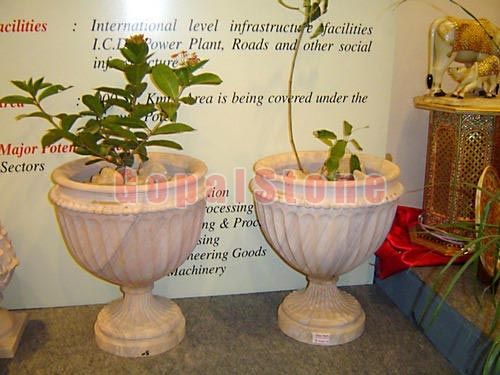 Sandstone Flower Pot 01