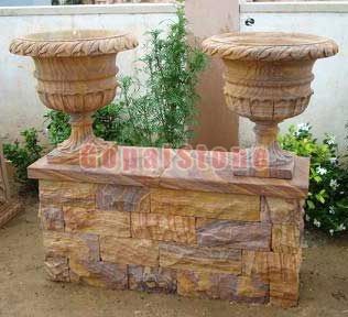 Sandstone Flower Pot 03