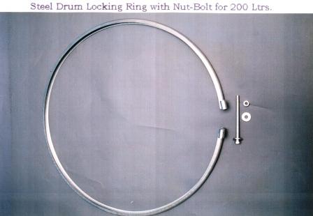 Steel Drum Locking Ring with Nut Bolts for 200 Ltrs.