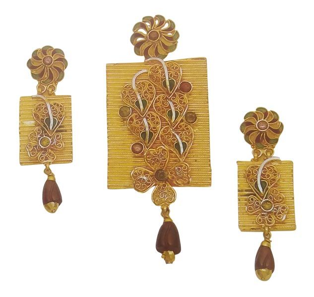 Gold Pendant Set 01