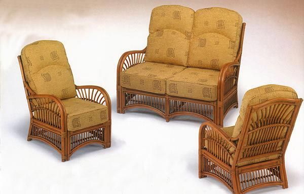 Cane Sofa Set 02