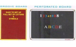 Welcome & Perforated Display Boards