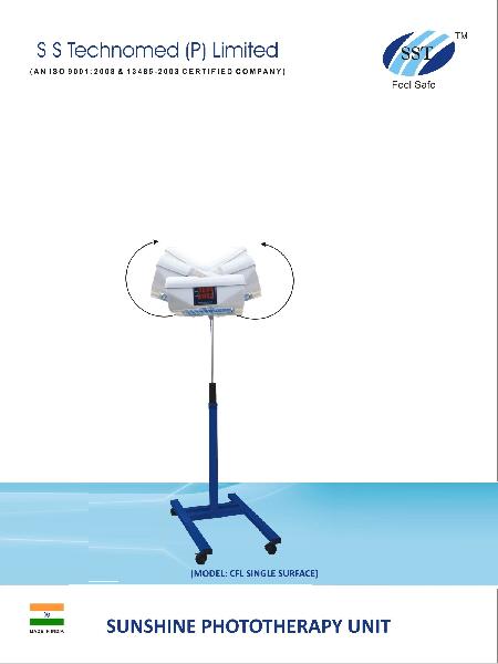 Single Surface Overhead CFL Phototherapy Unit