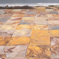 Golden Slate Stones 01
