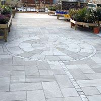 Grey Sandstone Pavings