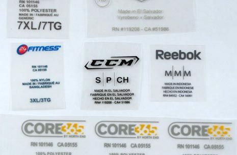 Heat Transfer Labels