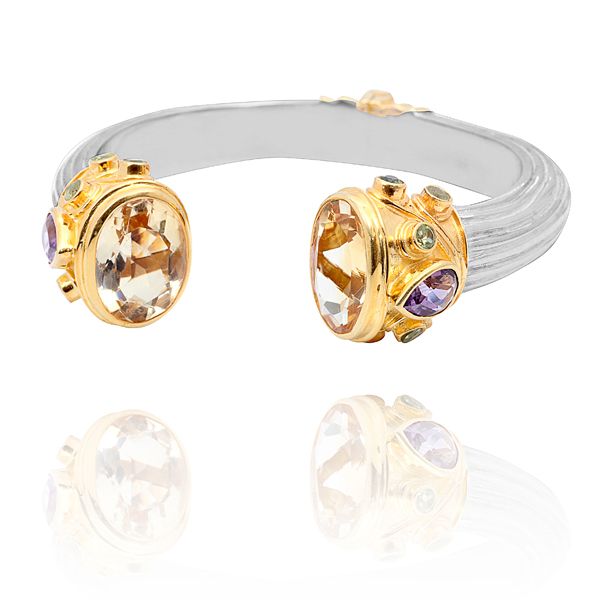 013116500 Silver Gemstone Bracelet