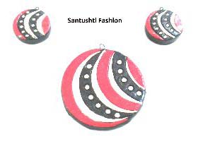 Blush Terracotta Pendant Set