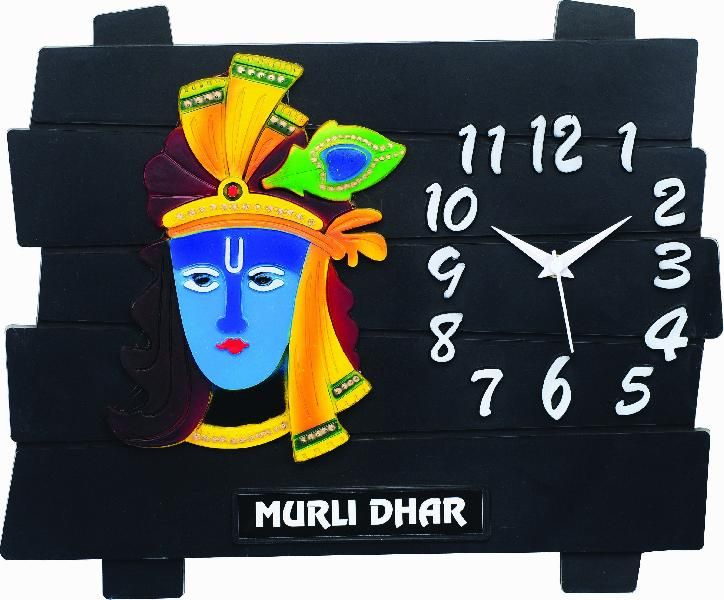 Designer Glass Wall Clock (401K)