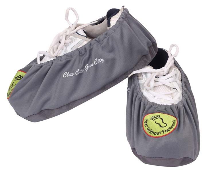 Grey Reusable Shoe Covers 01