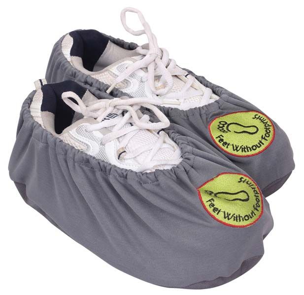 Grey Reusable Shoe Covers 02