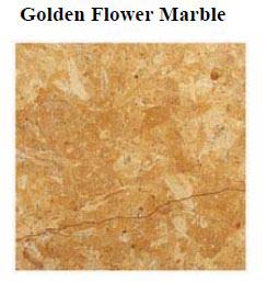 Golden Flower Marble Slabs