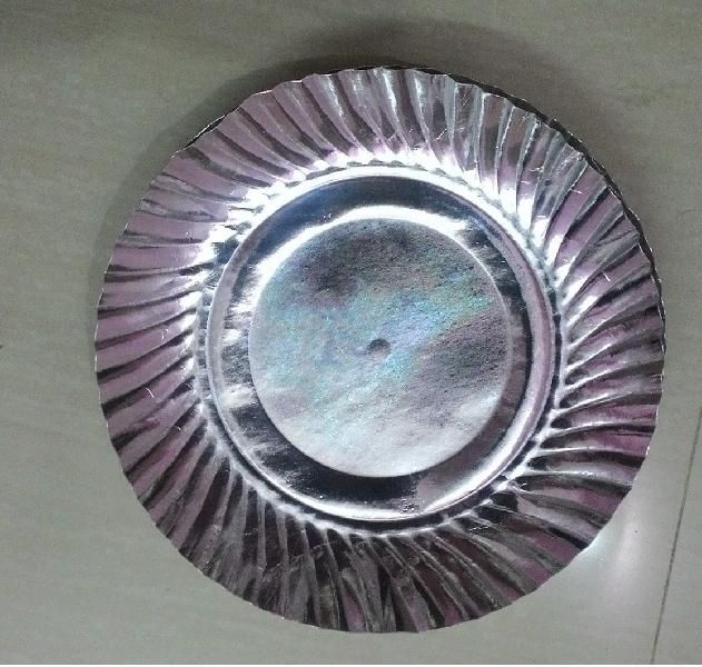 Silver Paper Plate 01