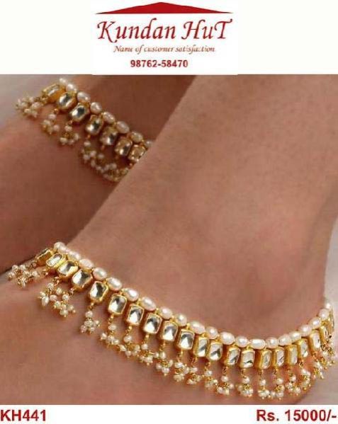 Kundan Anklets (KH441)