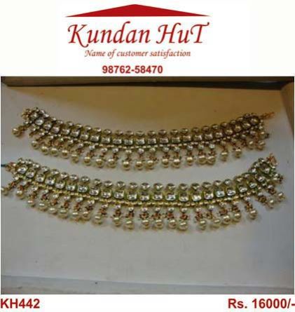 Kundan Anklets (KH442)