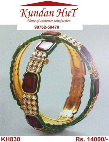 Kundan Bangles (KH830)