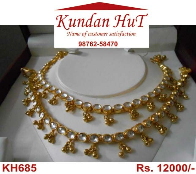 Kundan Anklets (KH685)