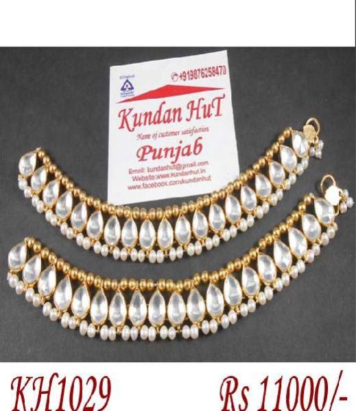 Kundan Anklets (KH1029)