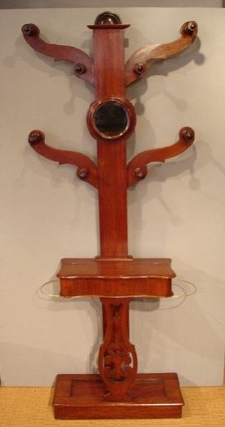 Mirror Hook Umbrella Stand Hall Tree