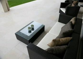 Exterior Sitting Area Paving Slabs
