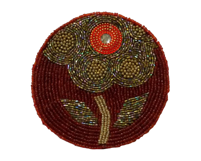 CR16 Beaded Coasters