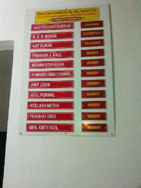 Acrylic Name Plates 05