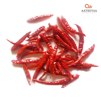 S-17 Teja Dried Red Chilli Without Stem